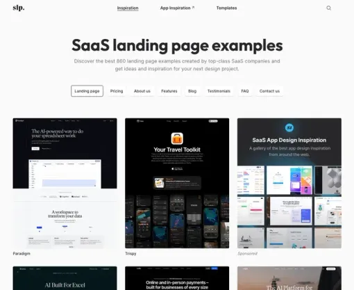SaaS 랜딩 페이지 참고 사이트 5곳